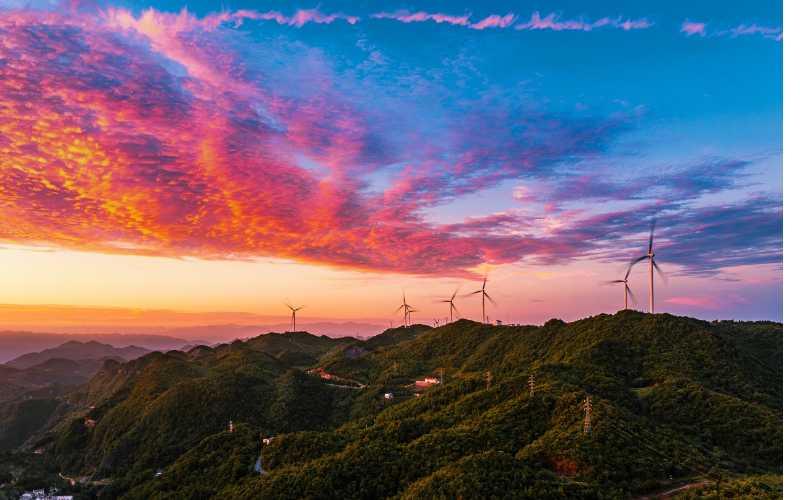 華能重慶清潔能源公司風電項目。華能重慶供圖
