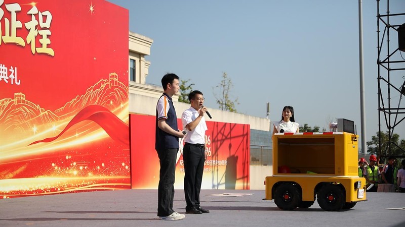 重庆市渝北职业教育中心研发成果展示。校方供图