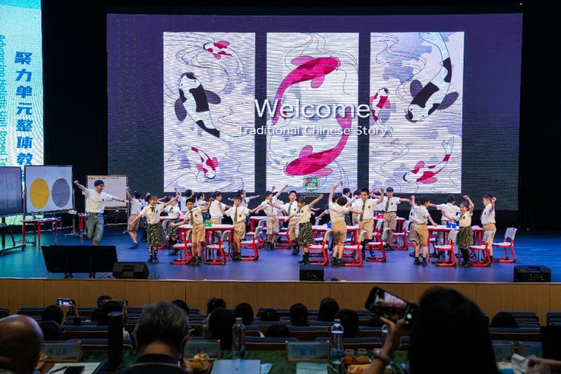中國傳統故事英語課堂。校方供圖