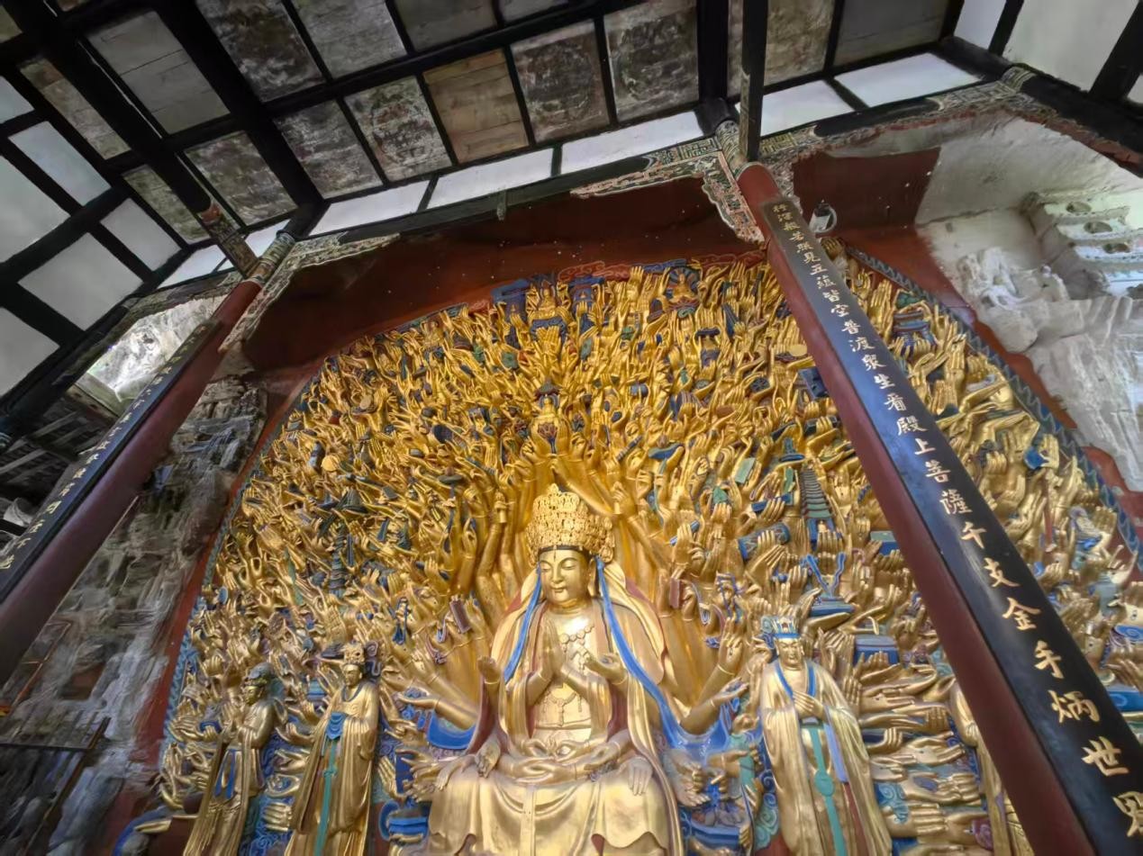 大足石刻景區。廣發銀行重慶分行供圖