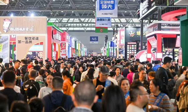 第11届中国（重庆）国际火锅产业博览会现场图。主办方供图