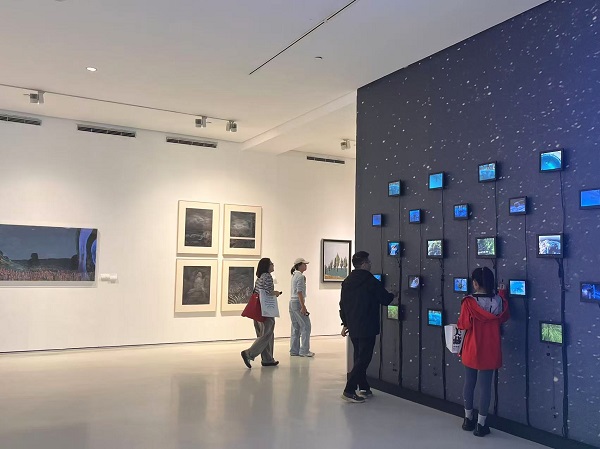 “人與生物圈”生態藝術巡展現場。周小平攝