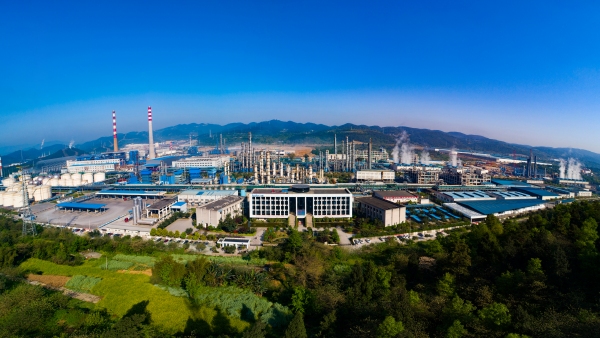 华峰化工。涪陵区委宣传部供图