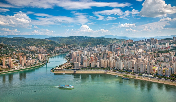 涪陵城市风景。涪陵区委宣传部供图