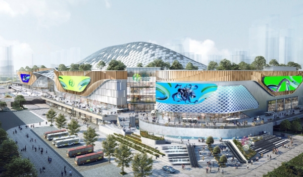 項目效果圖。Hi Sphere重慶超級文旅MALL供圖