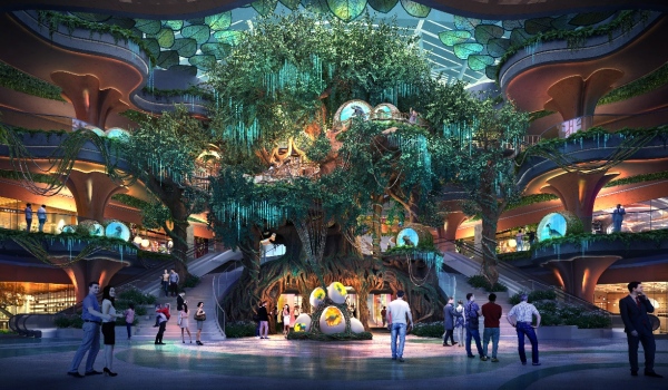 項目效果圖。Hi Sphere重慶超級文旅MALL供圖